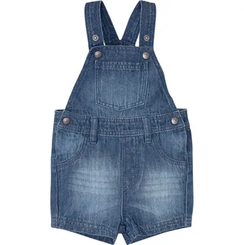 lupilu® Dětské kalhoty s laclem (modrá, 50)