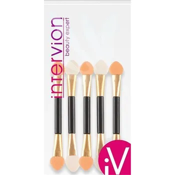 INTERVION Aplikátory na oční stíny Zlaté 5 ks