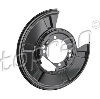 Brzdový kotouč Ochranný plech proti rozstřikování, brzdový kotouč TOPRAN 410 158