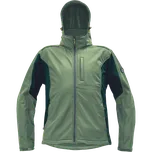 ČERVA DAYBORO bunda softshellová Barva: mechově zelená, Velikost: M