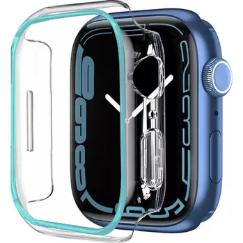 Příslušenství k chytrým hodinkám Ochranný rámeček pro Apple Watch - Svítící modrý, 41 mm