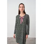 Dámská noční košile 17120 Vamp černá s potiskem M