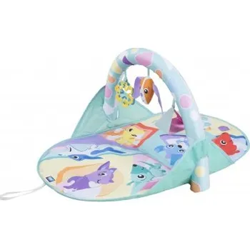 Hrazdička Playgro - Cestovní hrací podložka se štěňátky