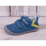 D.D.step Celoroční kožené boty obuv BAREFOOT D. D. step S063-484 jasně modré velikost: 30