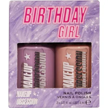 Kosmetická sada MAKEUP OBSESSION Birthday Girl Nail Duo