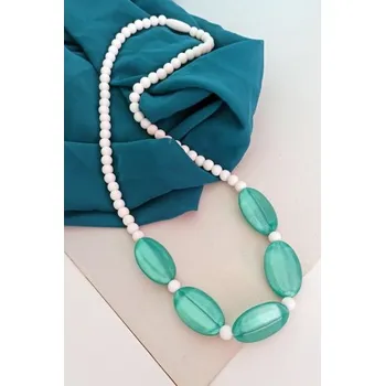 Přebalovací podložka MIMIKOI - Kojící korále tyrkys