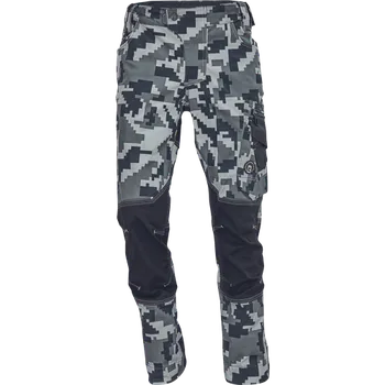 Pánská móda ČERVA NEURUM CAMOU kalhoty do pasu Barva: antracit, Velikost: 46