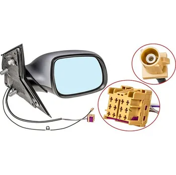 Auto zrcátko ACI zrcátko pro VW TRANSPORTER 15- s anténou FM2 pro lak (5pinů) P