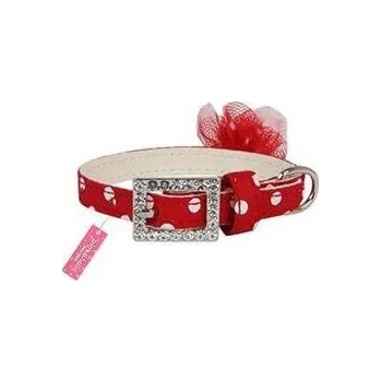 Obojek pro psa Pinkaholic obojek Priscilla červený