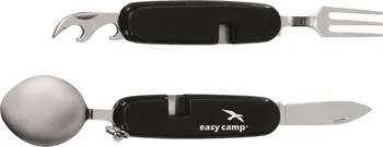 kempingový příbor Easy Camp Folding Cutlery černý