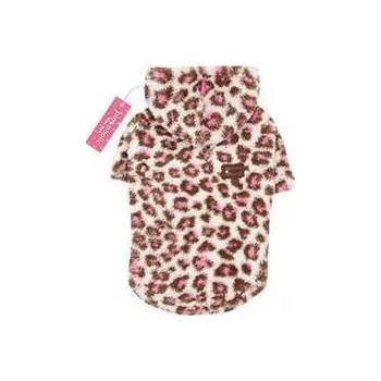 Obleček pro psa Pinkaholic mikina Leopup růžová varianta XL
