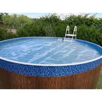 Ohřev bazénu Solární plachta kruh 400 cm průhledná Cornisun CORNISUN349