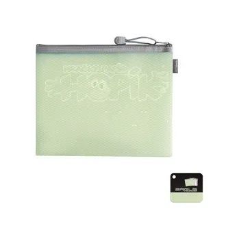 Obálka Argus Plastová Obálka se zipem zelená A5