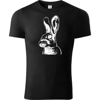 Chlapecké tričko Fenomeno Dětské tričko Zajíc - černé Velikost: 158cm/12 let