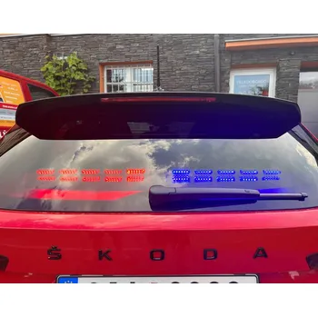 Přídavný světlomet 2x PREDATOR LED vnitřní, 60x LED 3W, 12V, modro-červený