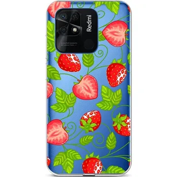 Pouzdro na mobilní telefon Kryt Xiaomi Redmi 10C Strawberries (obal neboli pouzdro na Xiaomi Redmi 10C)