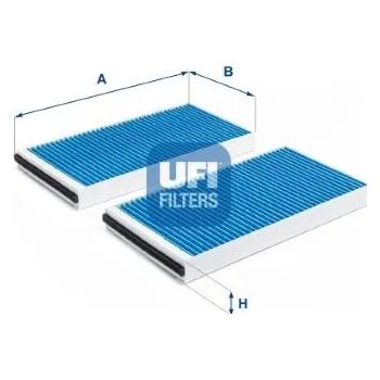 Ventilátor topení a klimatizace Filtr, vzduch v interiéru UFI 34.397.00