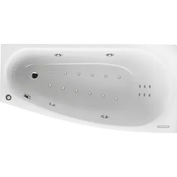 Vana Santech plus Santech masážní vana Ariela Fitnes 300, 160 x 80 cm, automatický dohřev vody a chromoterapie zdarma + DOPRAVA ZDARMA Varianta: Levá