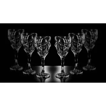 Sklenice Sklenice na víno sada 6 ks BG49070, Varianta Křišťál