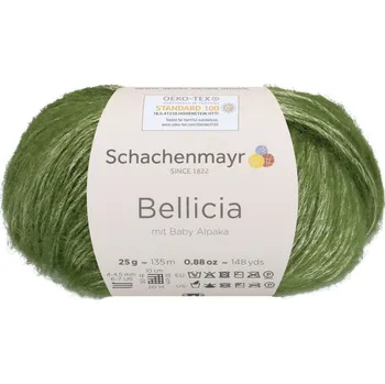 Příze Schachenmayr Bellicia 70 Listová zeleň (Nadýchaná příze Bellicia 70 Laub)