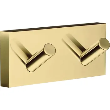 Věšák House - dvojháček, leštěná mosaz RV356