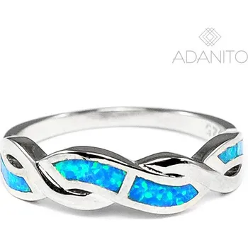 Prsten Stříbrný opálový prsten