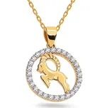 Zlatý přívěsek kozoroh IZ25194 + dárkové balení LUXUS zdarma