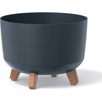 Květináč Gracyeen III antracitový, varianta 39 cm