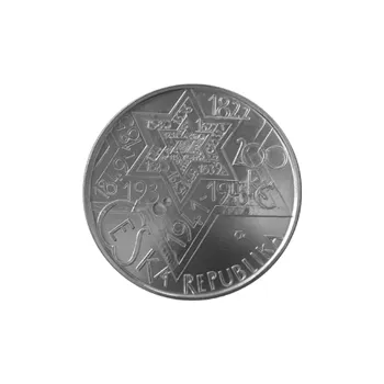 Česká mincovna 400. výročí úmrtí významného židovského učence rabiho Jehudy Löwa ben Becalel 200 Kč 2009 stříbrná mince Proof 13 g