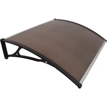 Stříška nad vchodové dveře PROPER Stříška nad dveře 150x100cm kouřová