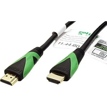 Video kabel ROLINE GREEN Ultra High Speed HDMI kabel, 8K@60Hz, HDMI M - HDMI M, certifikovaný, TPE, černý, 2m - 11.44.6011