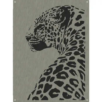 Obraz Kovový obraz - gepard Velikost: 45 x 35 cm x 1,5 mm, Podklad: Bez podkladu