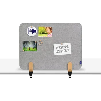 Lampička Legamaster Nástěnková stolní dělící přepážka 60 x 80 cm se svorkou, šedá LEG-7209810