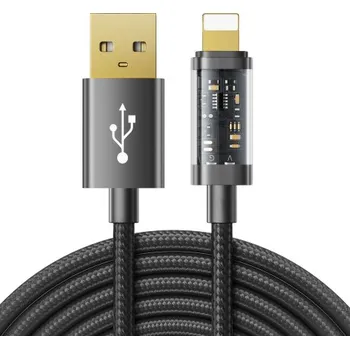 Datový kabel JOYROOM | Joyroom Fast Charging kabel USB / Lightning 20W 2.4A 2m, černý (S-UL012A20)