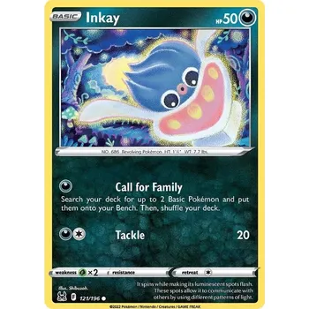 Sběratelská karetní hra Inkay 121/196 - Lost Origin Typ karty: Non-Holo