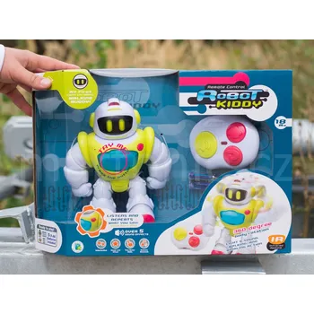 Robot Kiddy Robot RC na dálkové ovládání opakovací 21 cm