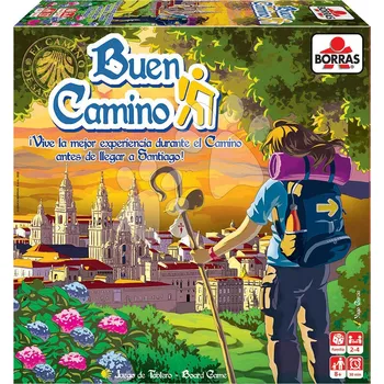 Desková hra Společenská hra Buen Camino Card Game Extended Educa 126 karet od 8 let – ve španělštině, francouzštině angličtině a portugalštině