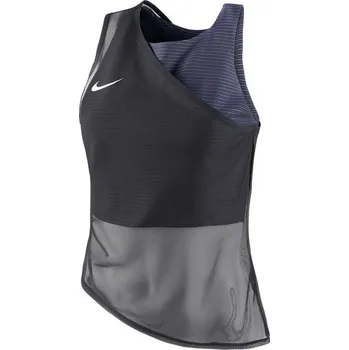 Dámské tenisové tílko Nike Dri-Fit Advantage Slam, black/white - M NIKE