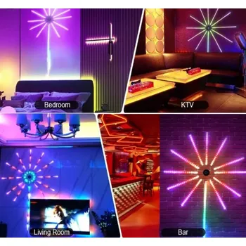 LED páska USB RGB LED PÁSEK OHŇOSTROJ 6M OVLÁDÁNÍ TELEFONEM