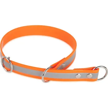 Obojek pro psa Firedog BioThane obojek Sport Reflect 25 mm 45 cm Barva: Oranžová