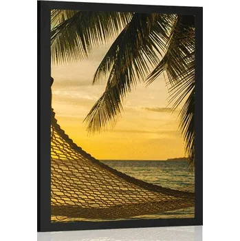 Plakát Dovido Plakát houpací síť na pláži