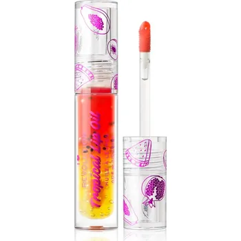 Přípravek na rty I Heart Revolution Tasty Tropical tónovací olej na rty pro hydrataci a lesk odstín Papaya 3,8 ml