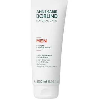 Čistící gel Annemarie Börlind MEN Pleťový a tělový čistící gel 2v1 pro muže 200ml