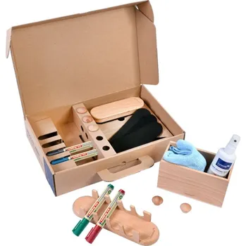 Dřevěná hračka Legamaster Sada dřevěného příslušenství pro tabule WOODEN kit LEG-7125600