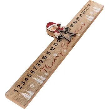 Vánoční dekorace Adventní kalendář sněhulák