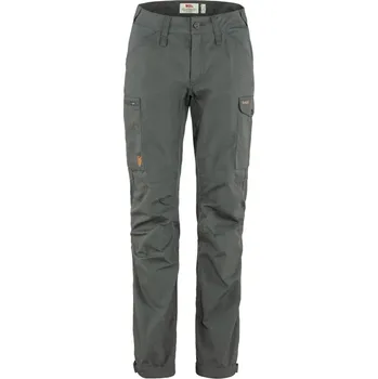 Dámské kalhoty Kalhoty Fjällräven Kaipak Trousers Curved W Basalt - 38 + doprava zdarma