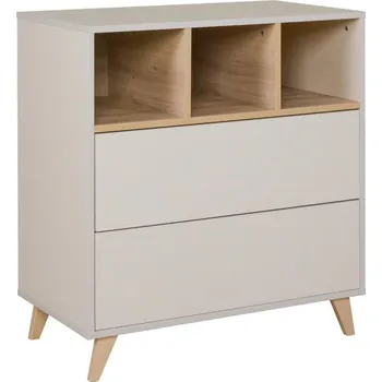 přebalovací pult a komoda Béžová přebalovací komoda Quax Loft 86 x 48 cm