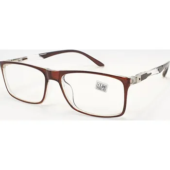 Brýle na čtení Dioptrické brýle CH8811 +2,00 brown flex