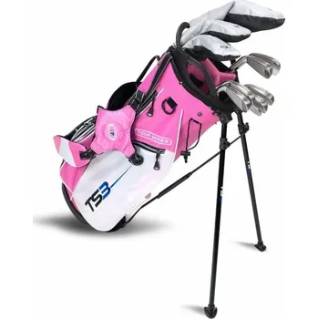 Golfový set U.S. Kids Golf TS3-51 (130cm) 10-Club dětský golfový set dětské, levé, stand bag (na záda), grafit, standardní, 129-155 cm