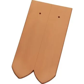 pálená krytina Tondach bobrovka koncern kulatý řez režná taška poloviční